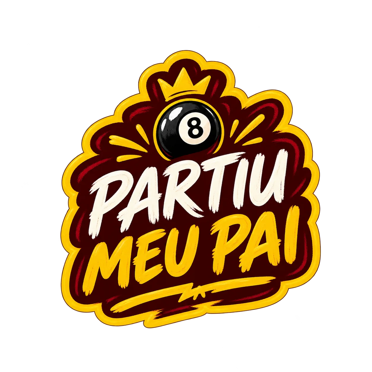 Figurinha aprovada: Partiu Meu Pai